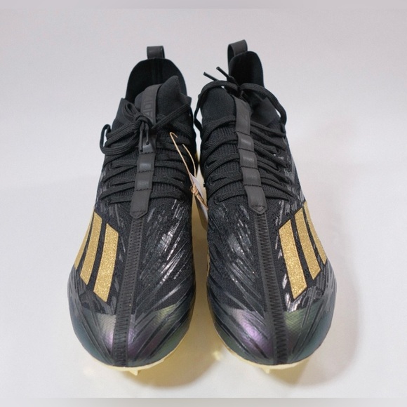 Adidas Adizero Primeknit Football Cleats Black Gold GV9632 Mens Size 10.5 Saints main image 5